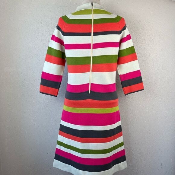 Import Corner Striped Sweater Midi Dress Size 12 EUC - Picture 5 of 7